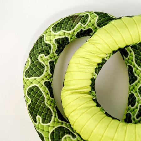 Soft toy "Snake", 300 cm, green color-6