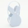Easter decor basket "White Bunny" 8.5x11x22.5 cm