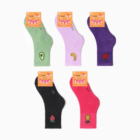 Nosk children's terry inside "Fruit on the elastic band", color mix, size 18-20-6