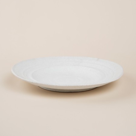 Ceramic plate SL Home "Arena Blanca", d = 30 cm, white color-3