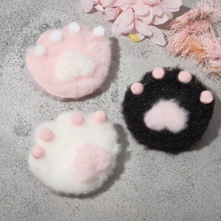 Brooch "Cat's Haw", color mix-1