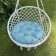 Billy pillow, diameter 60 cm, color-blue color