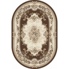 Oval carpet Merinos Valencia Deluxe, size 150x300 cm, color Brown Mr