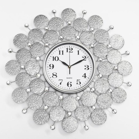 Wall clock, series: openwork, "Pabrad", smooth move, D-60 cm, dial 22 cm