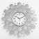 Wall clock, series: openwork, "Pabrad", smooth move, D-60 cm, dial 22 cm