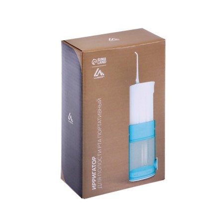Irrigator for the oral cavity Luazon LIR-01, portable, 175 ml, 3 modes, 2 nozzles, from USB-11
