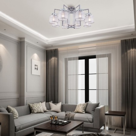 Smart Ceiling Light Fargo, 40W, E14, 83x83x38 cm-1