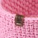Baby basket, 16 x 7.5 cm, pink, cotton