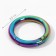 Karabin ring, d = 25/35 mm, thickness - 5 mm, 5 pcs, color gasoline