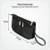 Sofia mini organizer 22x13x4.5 cm, 7 pockets, black color
