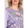 Female blouse, size 54, purple color