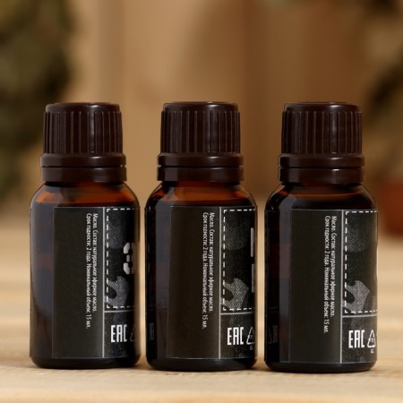 A set of essential oils in a triangular box to the "steep man" 3 pcs.-4
