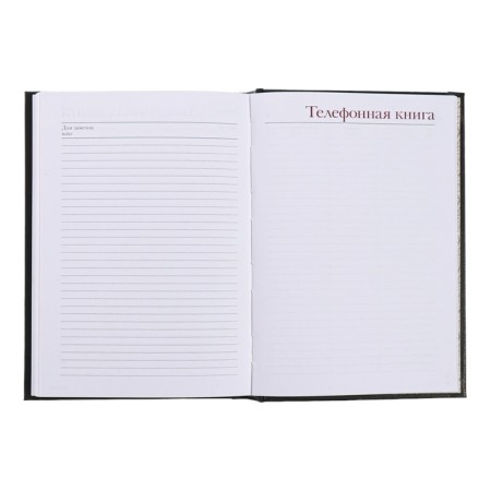 Deliciper of Leduced A5+, 136 Ideal New, hard cover, artificial leather, black-12
