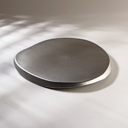 Dish with a side Trend, D = 28 cm, the color is gray-2