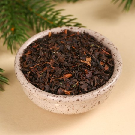 New Year! Black tea "heat inside", taste: mulled wine, 50 g.-2