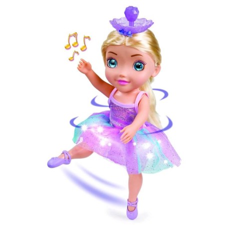 Doll "Dancing ballerina", blond hair, light and sound effects, 45cm