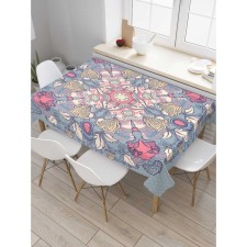 The tablecloth “Flower Country”, rectangular, Saten, size 145x180 cm