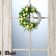 Wreath on the door Interior "Easter bunny" yellow d = 29 cm