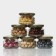 A set of glass cans with a conservation lid, TO-66 mm, for candles, 0.1 l, 6 pcs