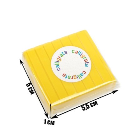 Polymer clay Calligrata 50 g, yellow-1