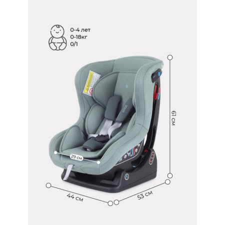 Carryress children's Rant Pilot Active Line, group 0+/1 (0-18 kg), green color-1