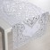 Openwork napkin for the east, 84 × 40 cm, PVC, silver color
