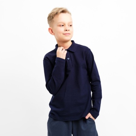 Jumper (Polo) Children's minku dark blue color, height 134-6