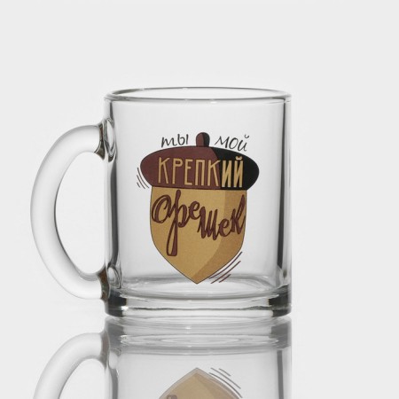 Glass mug "My berry", 320 ml, MIX drawing-1