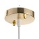 Light Bayerlux "Loerin" E27 40W gold 18x18x80 cm