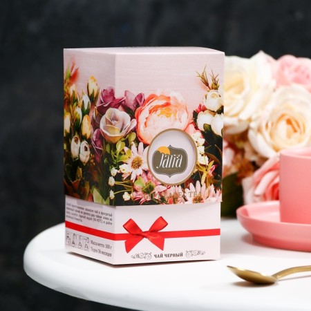 Black tea "retro bouquet", 100 g
