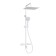 The shower system wasserkraft a188.163.155.wm Thermo, tropical shower, thermostat, white