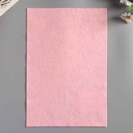 Soft felt 1 mm "salmon" set of 10 sheets format A4-1