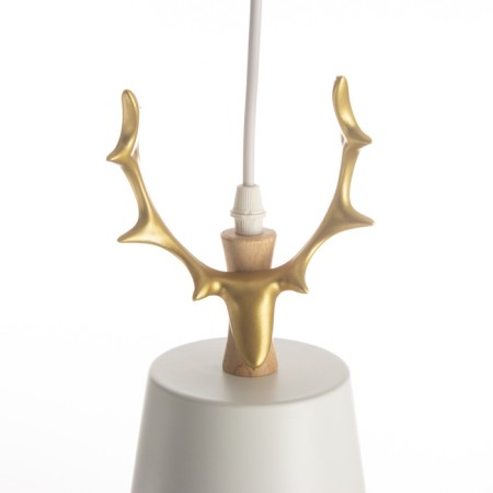 Lamp Bayerlux "Deer" 1khe27 40W White-gold 13x13x100 cm-7