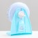 Carno rodents are quiet, on a stand, 12 cm, blue