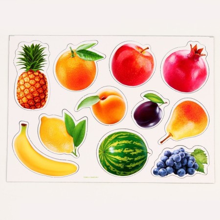 Magnetic game "Fruits"-2
