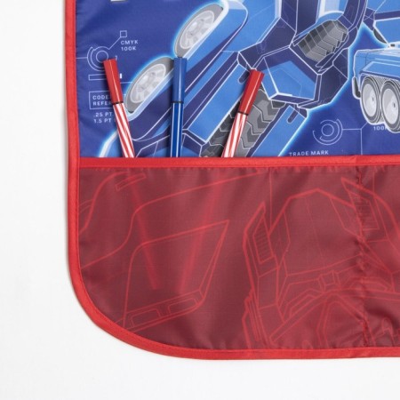 Apron with children "Optimus Prime", transformers, 49x39 cm-9