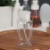 Pump bottle, 200 ml, white/transparent color