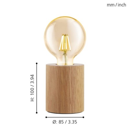 Turialdo 1x28W table lamp E27-2