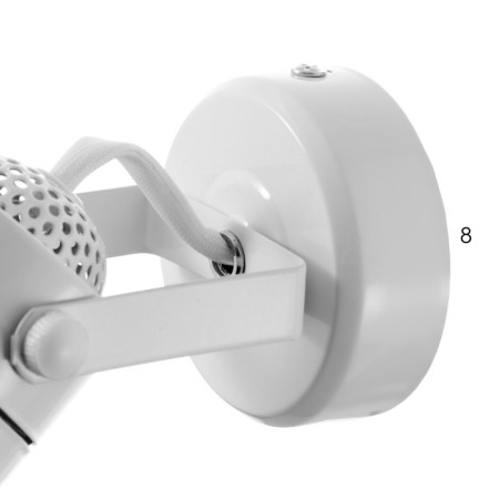 Spot "Rumbik" GU10 white 8x8x14.5cm-4