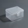 Organizer for storage, with a lid, 6.5 × 12 × 9 cm, the color is transparent