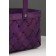 Wicker basket 23 x 18 x 12 cm, handle h = 13 cm, purple