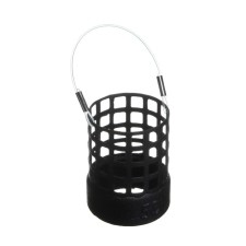 Metal hand-feeder X-Feeder ME Bullet Hawk M Perfo, Matt Black, 50 g, 30 ml