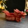 Steel for the little things "Dragon" Red, 27x11x11cm