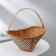 Basket for storage of the shares Nature, 28 × 19 × 14, bamboo