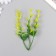 Artificial plant for creativity "Iglitsa with flowers" set of 6 pcs yellow 12.5 cm