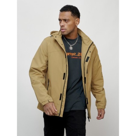 Sports male jacket, size 48, beige color-10