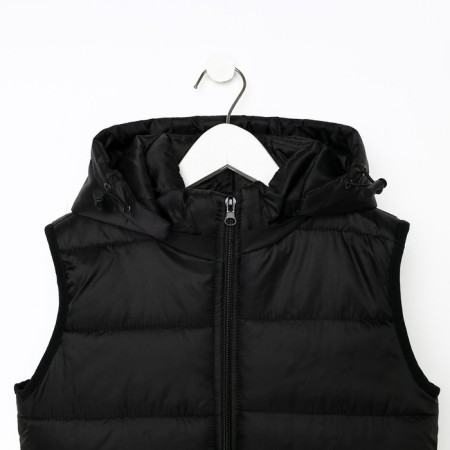 Children's vest, black color, height 92 cm-1