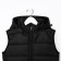 Children's vest, black color, height 92 cm
