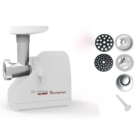 Meat grinder Electric Kam-P2U 304-02 "Assistant", reverse, 1800 watts, 4 nozzles, white color