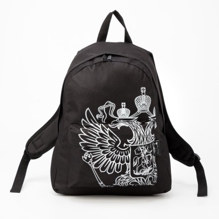 Ryukzak "Emblem", 33x13x40, lightning department, n/pocket, black-1